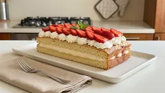 Torta furba alle fragole – schlaue Erdbeertorte mit Milchcreme, ganz ohne Stress